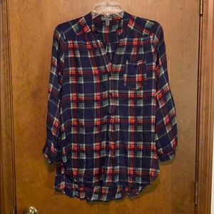 Market & Spruce 3/4 sleeve pop-over shirt